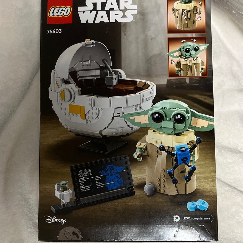 LEGO Star Wars 75403 Grogu with hover Pam